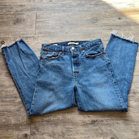 Levi's Wedgie Jeans Women's 26 Blue - Picture 1 of 8